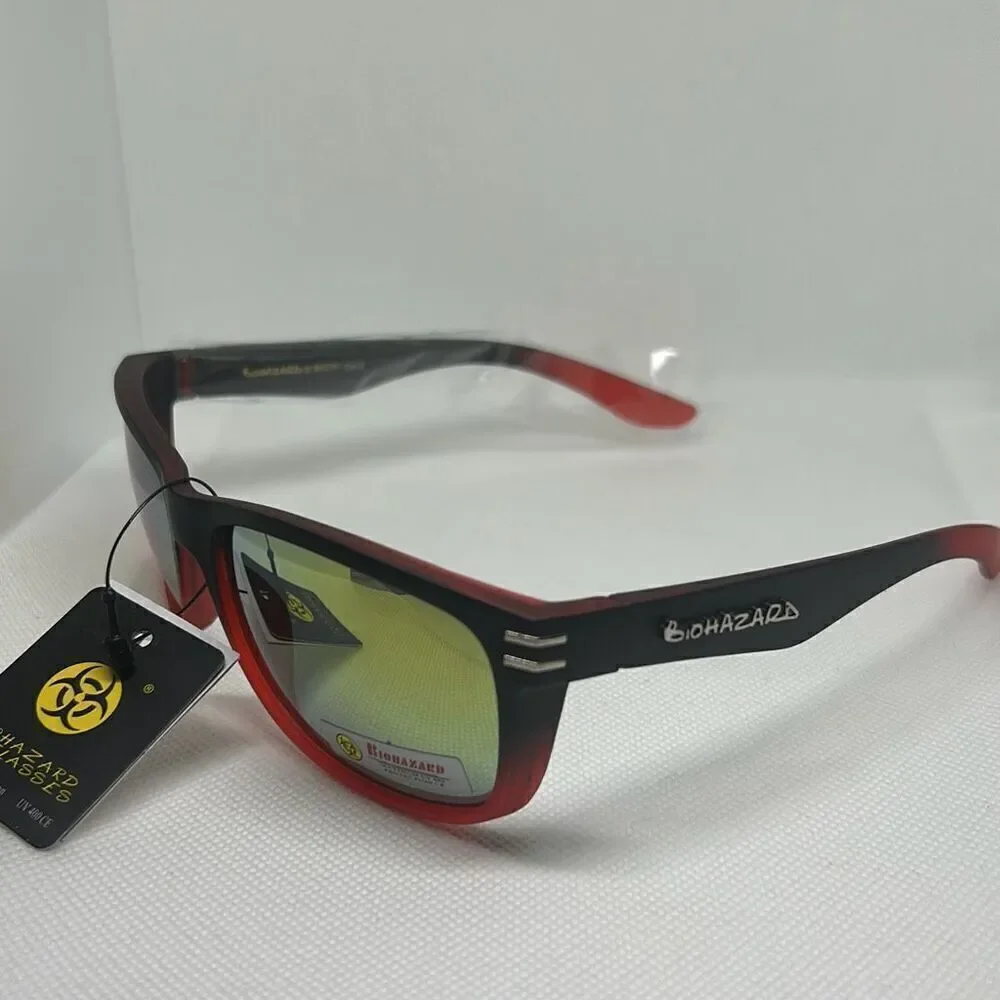 Biohazard Classic Mirrored Mens Sunglasses